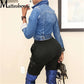 Denim Short Slim Stretch Jackets