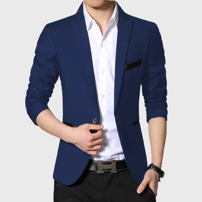 Casual Slim Fit Suit Jacket - Forever Growth 