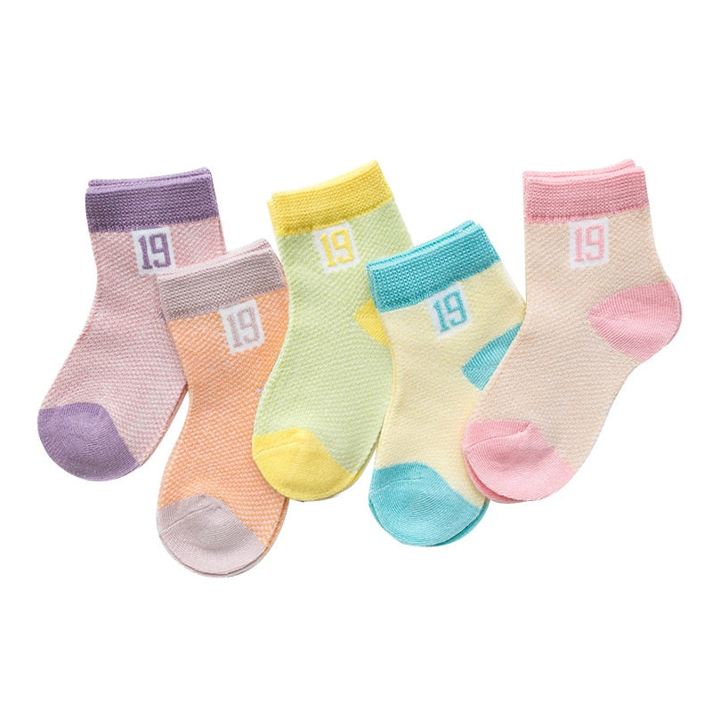 5Pairs/lot 0-2Y Infant Baby Socks - Forever Growth 