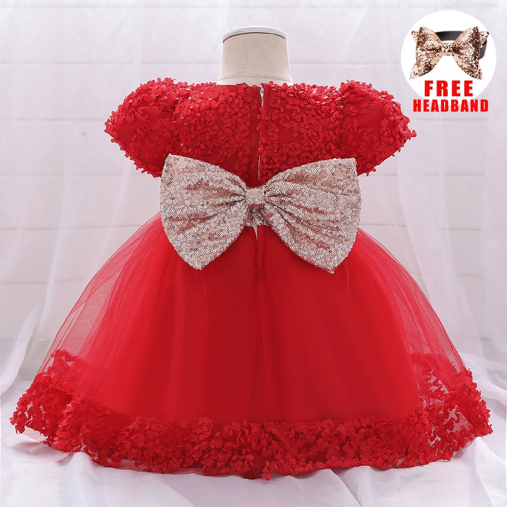 Toddler Sequin Bow Event Dress - Forever Growth 