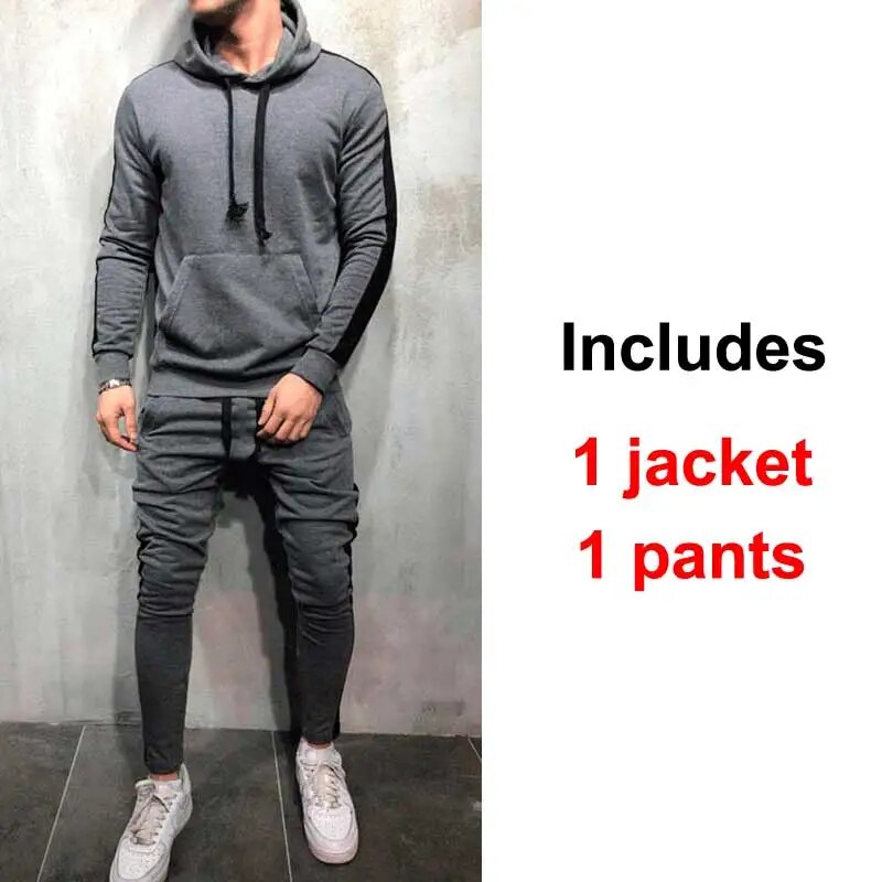 New Casual Pullover Hoodies Sweatshirts+ Pants Set - Forever Growth 