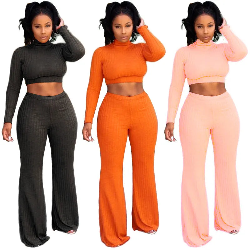 Cute Crop Top+ Pants Set - Forever Growth 