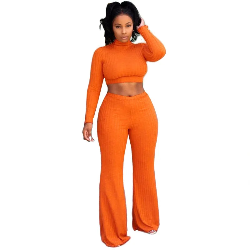 Cute Crop Top+ Pants Set - Forever Growth 