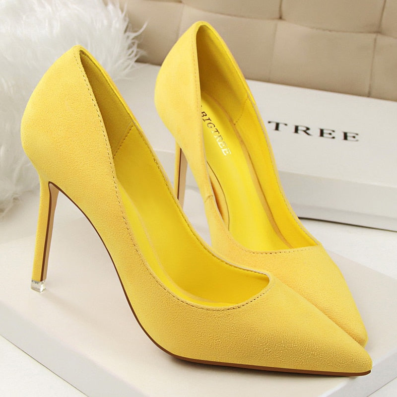 Casual Pointed Toe Stiletto High Heels - Forever Growth 