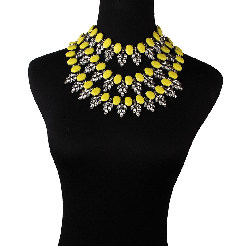 Chic Crystal Choker Multilayer Necklace - Forever Growth 