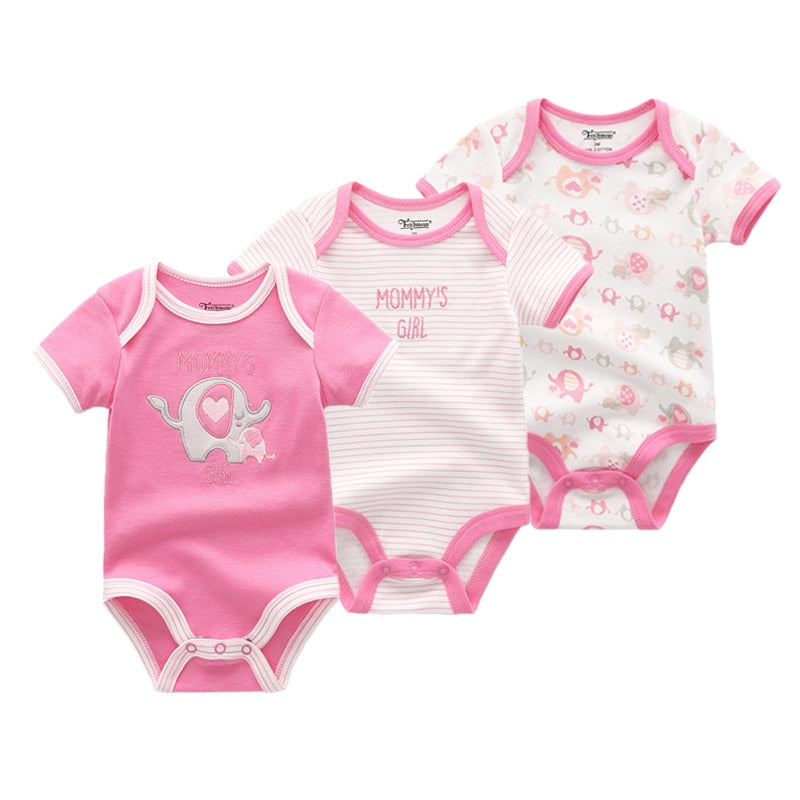 3PCS/Lot Baby Clothes Bodysuits 0-12M - Forever Growth 