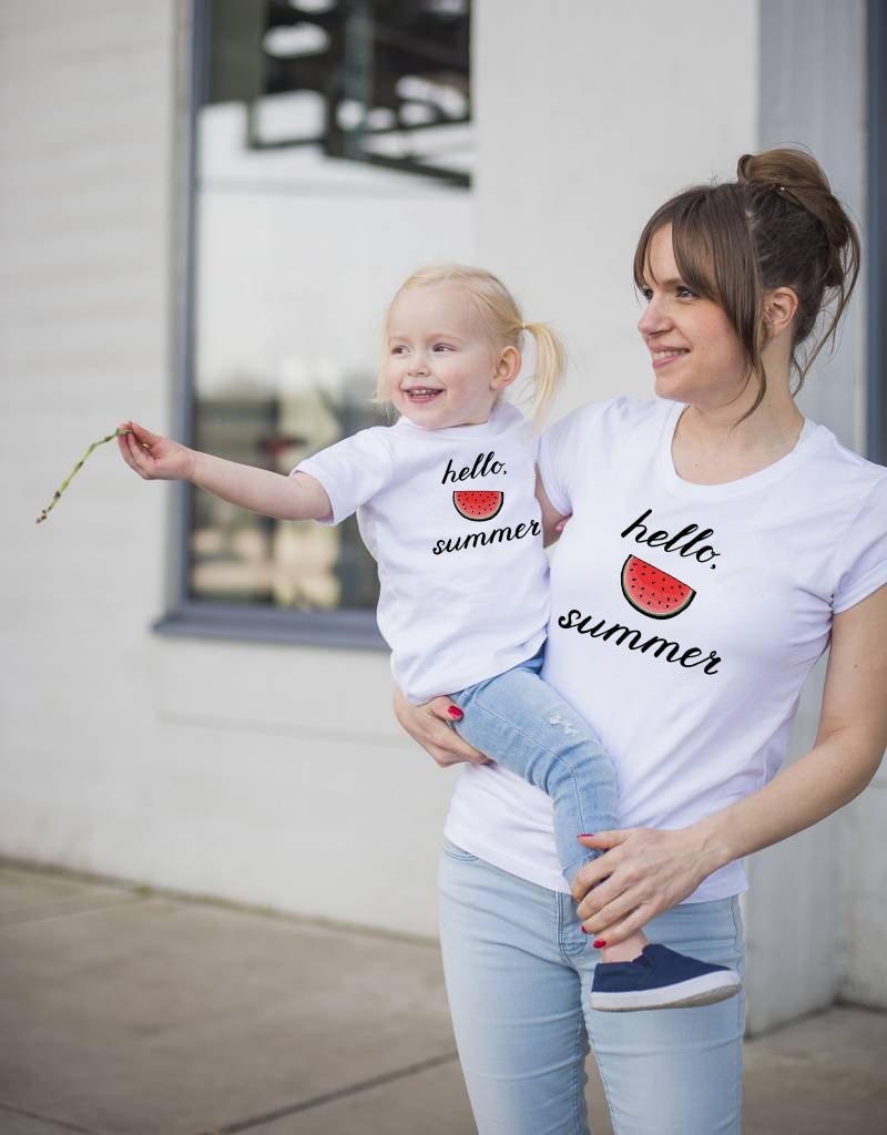 Toddler Hello Summer Watermelon Matching Shirts - Forever Growth 