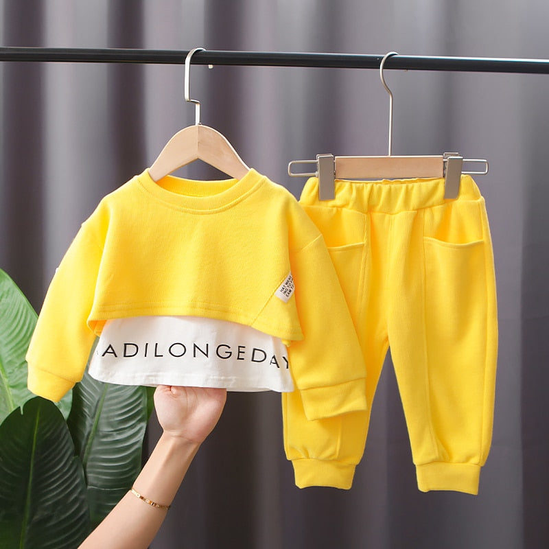 2pc Long Sleeves Hoodie+ Trousers Set - Forever Growth 