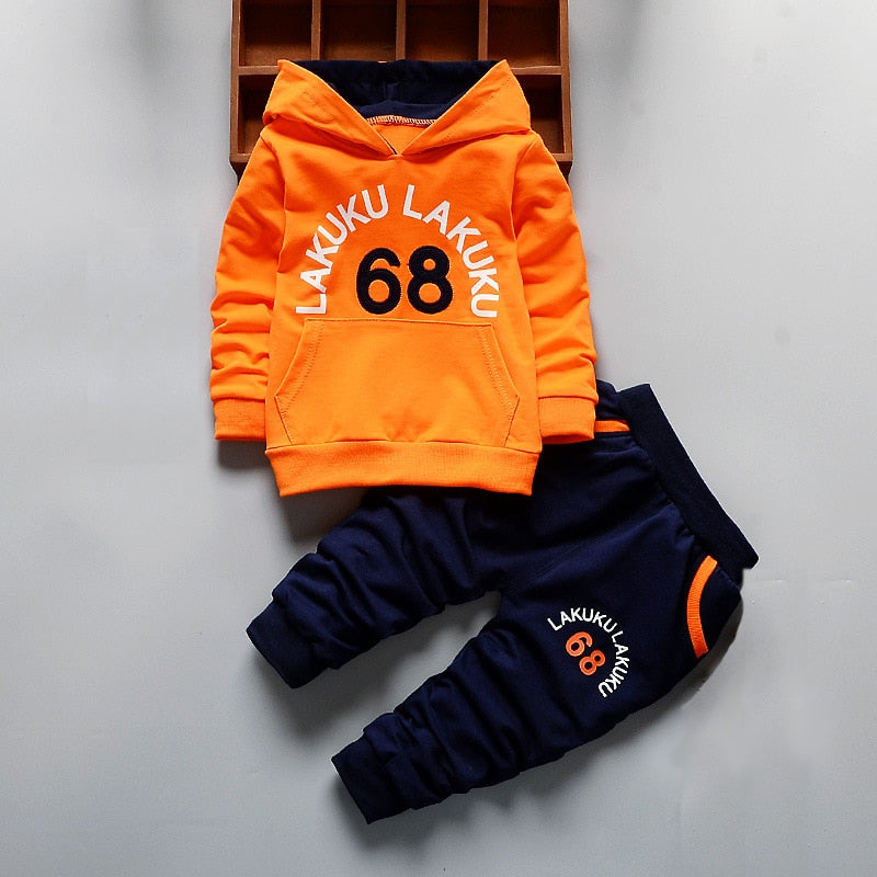 2PC Boys Long Sleeves Hoodie+ Trousers Set - Forever Growth 