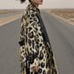 Leopard Warm Fluffy Faux Fur Trench Coat - Forever Growth 