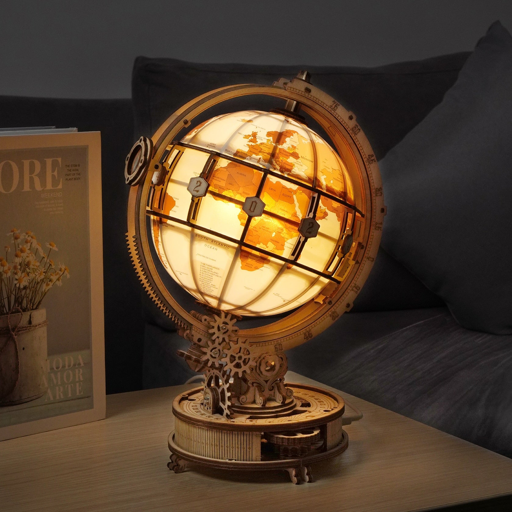 Luminous Wooden LED Light Globe - Forever Growth 
