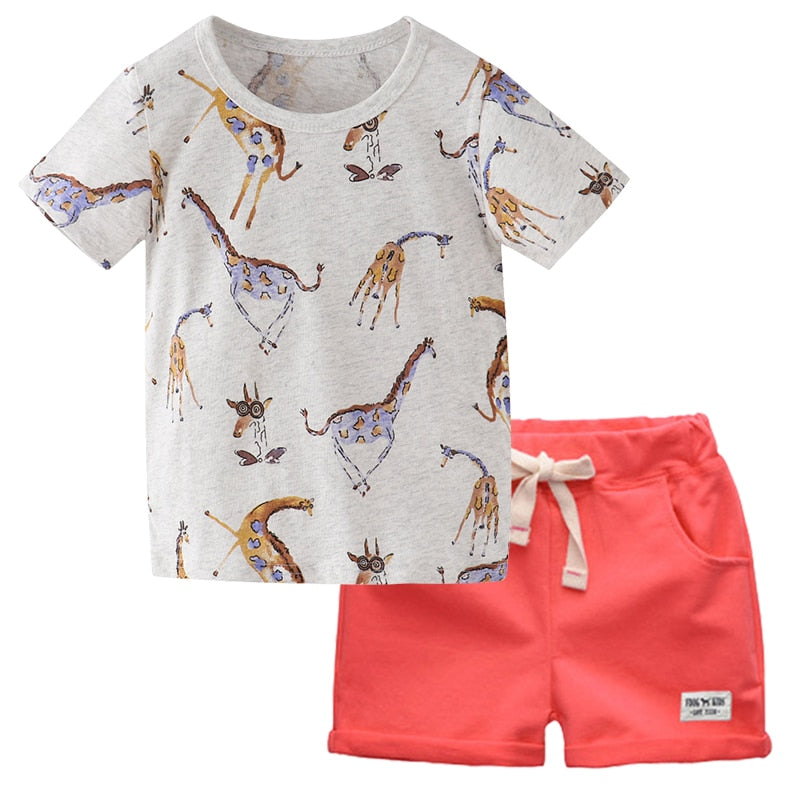 Summer Comfy Casual Set for Kids - Forever Growth 