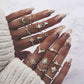 7pcs/Set Fashion Star Moon Knuckle Finger Rings Set - Forever Growth 