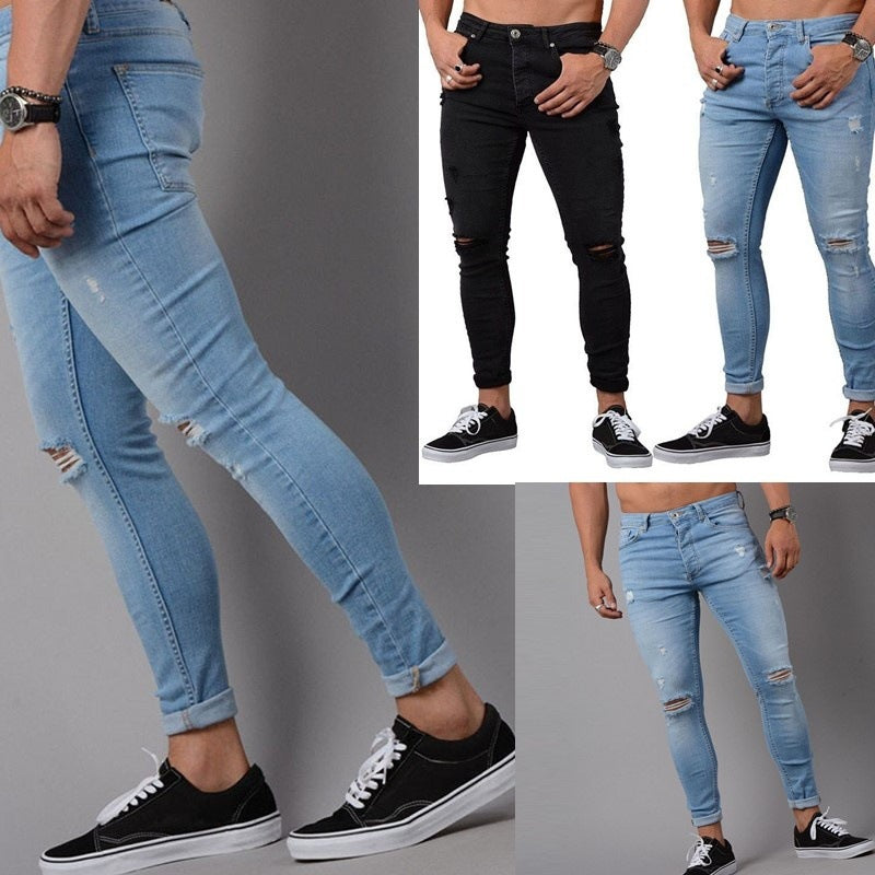 High Street Fashion Ripped Jeans - Forever Growth 