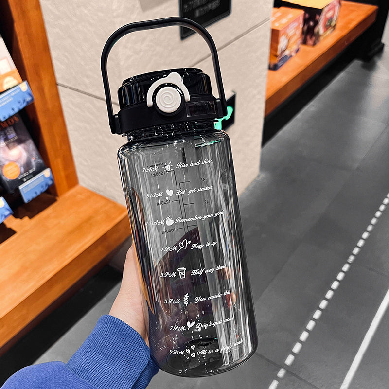Double Drink Large-Capacity Water Bottle - Forever Growth 