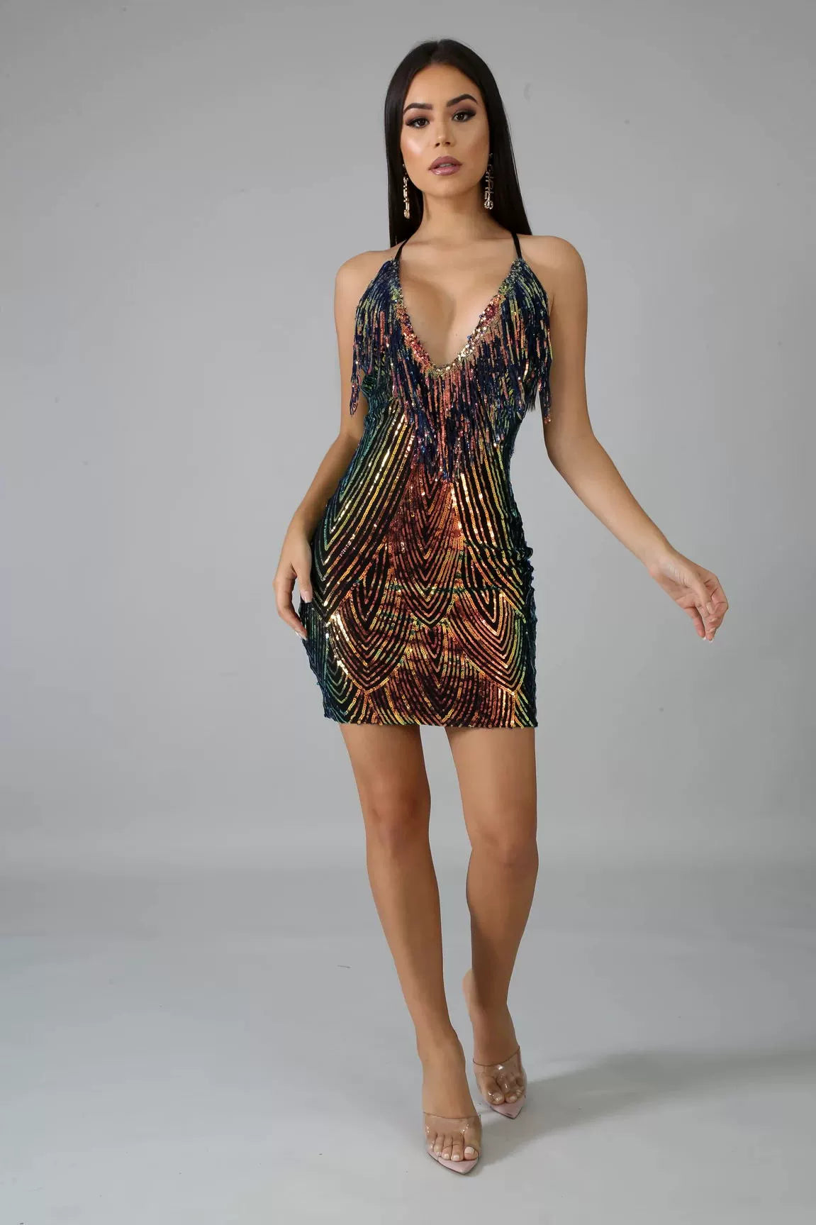 Sexy Sequined Party Dress - Forever Growth 