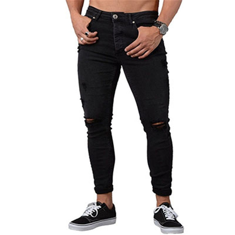 High Street Fashion Ripped Jeans - Forever Growth 