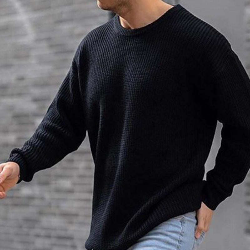 New Loose Casual Long Sleeve Pullover Sweater - Forever Growth 
