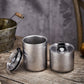 Vintage Distressed Stainless Steel Mug with Lid - Forever Growth 