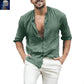 Trendy Faux Cotton-Linen Casual Shirt - Forever Growth 