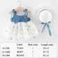 Cute Baby Girl Bow Flower Princess Dress Set - Forever Growth 