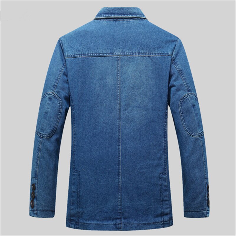 Cotton Vintage Blue Coat Denim Jacket - Forever Growth 