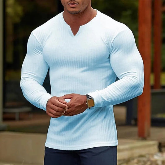 Ribbed Long Sleeve Shirt - Forever Growth 