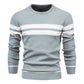 Casual Stripe Knitted Sweater Pullover - Forever Growth 