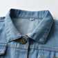 Boys/Girls Casual Blue Denim Jacket - Forever Growth 