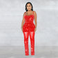 Sleeveless Skinny Rhinestone Jumpsuit - Forever Growth 