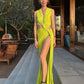 Chic Hollow Out Knot Split Rope Long Dress - Forever Growth 
