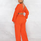 Elegant Solid Pants Suit Set - Forever Growth 