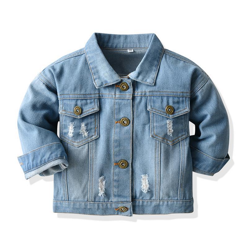 Boys/Girls Casual Blue Denim Jacket - Forever Growth 