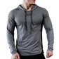 Let's Work Out Fitness Hooded Athletic Sweatshirt Top - Forever Growth 