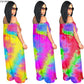 Tie Dye Galaxy Off Shoulder Beach Jumpsuits - Forever Growth 