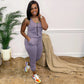 Solid Color Sleeveless Jumpsuits w/Pockets - Forever Growth 