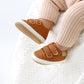 Baby Retro Leather Rubber Sole Anti-slip Moccasins - Forever Growth 