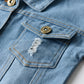 Boys/Girls Casual Blue Denim Jacket - Forever Growth 