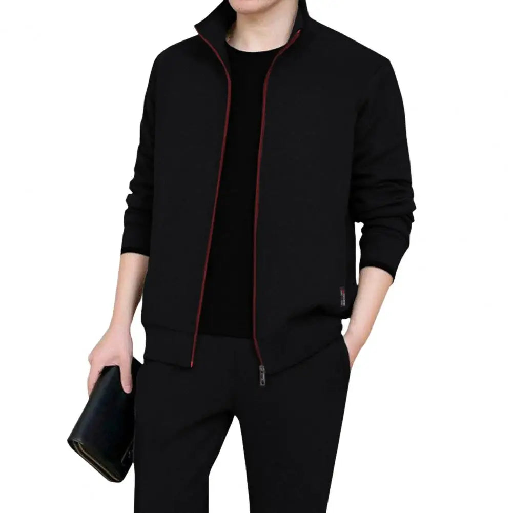 Casual Sportswear Coat+ Pants Two Piece Sets - Forever Growth 