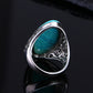 Vintage Turquoise Hollow Elegant Ring - Forever Growth 
