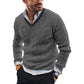 Men's Winter Sweater Fashion Slim Warm Long Sleeve V-Neck Knit Pullover Top 2023 New Male Sweaters - Forever Growth 