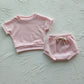Cotton Baby Casual Tops+Shorts Set - Forever Growth 