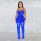 Sleeveless Skinny Rhinestone Jumpsuit - Forever Growth 