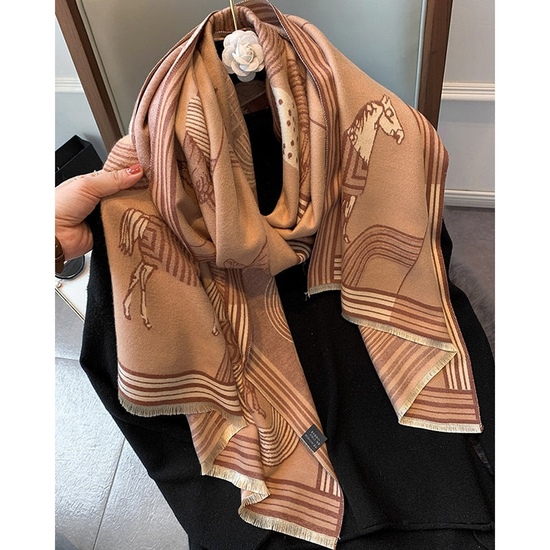 Luxury Winter Cashmere Scarf - Forever Growth 