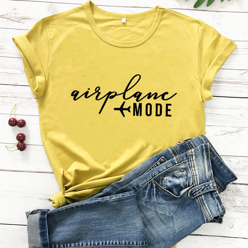 Airplane Mode Travel Shirts - Forever Growth 