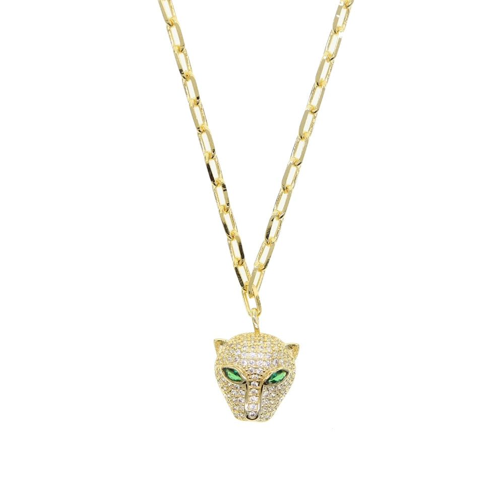 Leopard Jaguar Pendant Choker - Forever Growth 