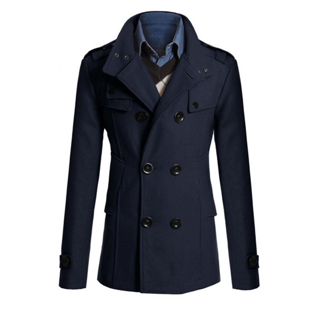 New Winter Warm Slim Casual Woolen Trench Coat - Forever Growth 