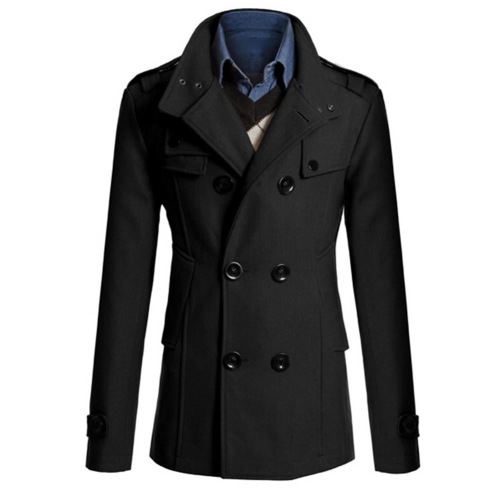 New Winter Warm Slim Casual Woolen Trench Coat - Forever Growth 