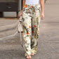 Casual Drawstring Wide Leg Vintage Trousers - Forever Growth 
