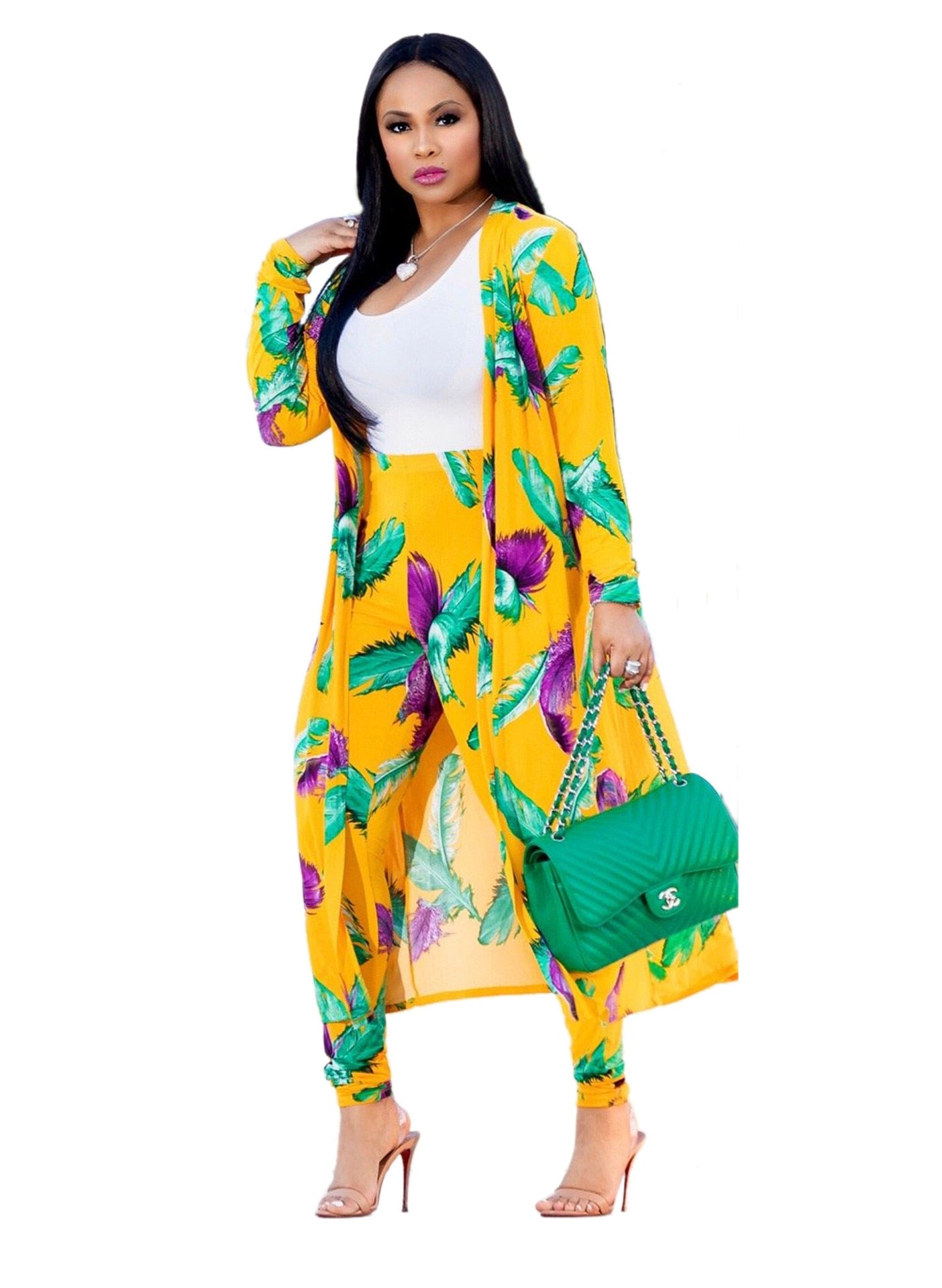 Printed Style Dashiki Suit Set - Forever Growth 
